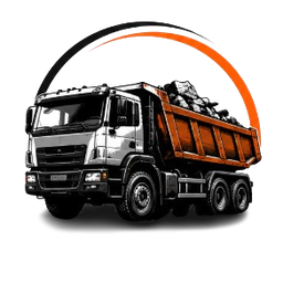 Évacuation des gravats en camion-benne
