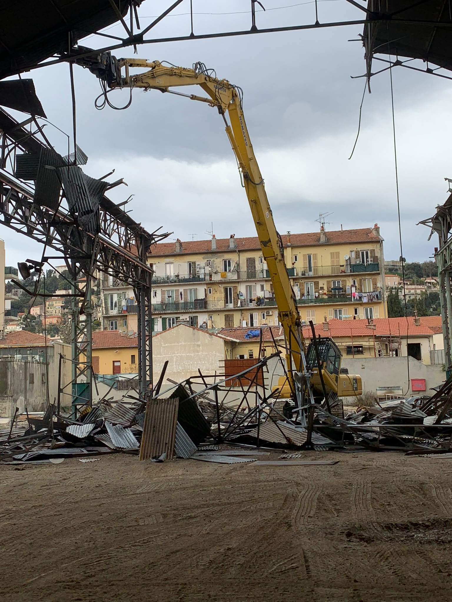 Chantier de démolition à La Seyne-sur-Mer
